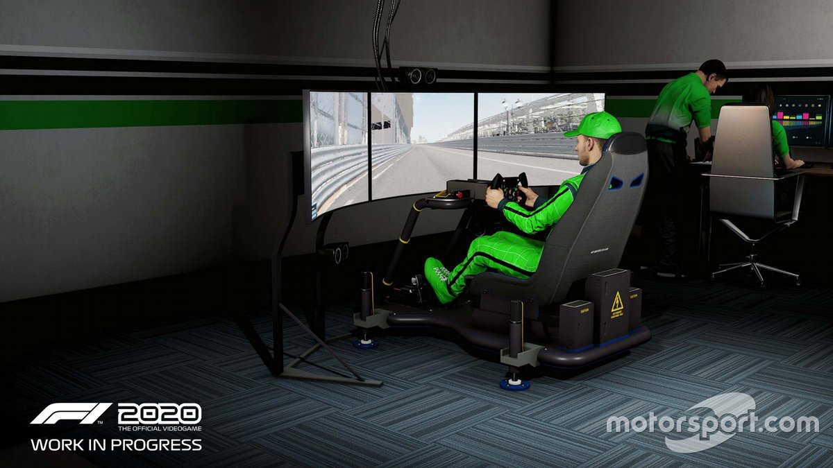 Capture d'écran du mode My Team dans F1 2020