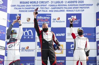 Podio: Carlo Scarpellini, Tsunami RT, Stefano Bianconi e Diego Mercurio, Ghinzani Arco Motorsport e Massimiliano Donzelli, GDL Racing