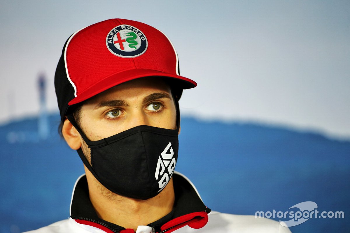 Antonio Giovinazzi, Alfa Romeo in the press conference