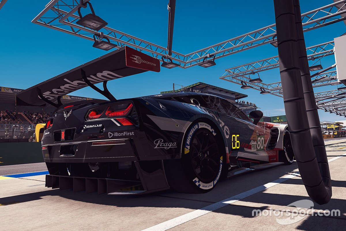 #80 R8G Esports Team Corvette C7.R: Daniel Juncadella, Mathias Beche, Erhan Jajovski, Risto Kappet