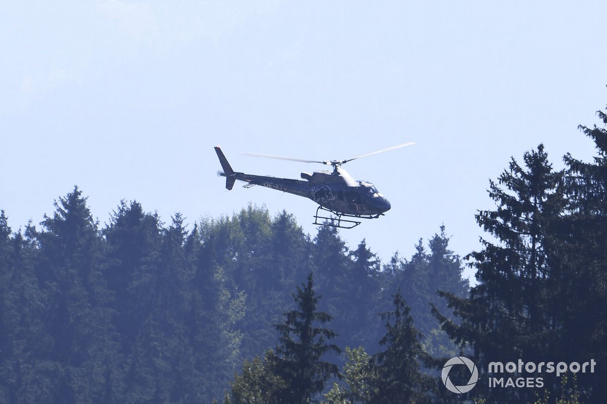 Red Bull TV helicopter