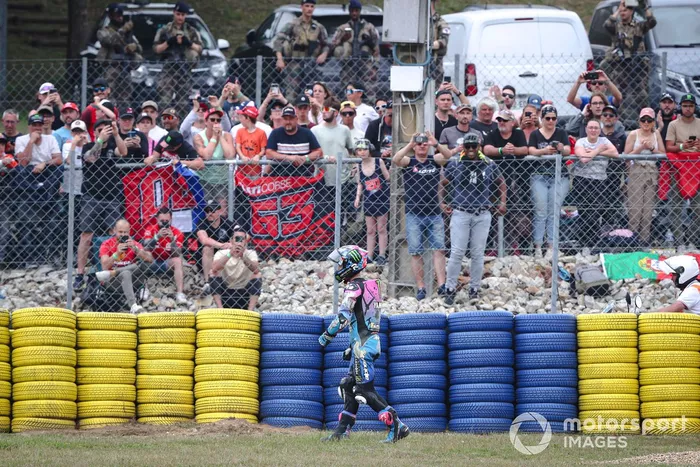 Fabio Quartararo, chute Yamaha Factory Racing