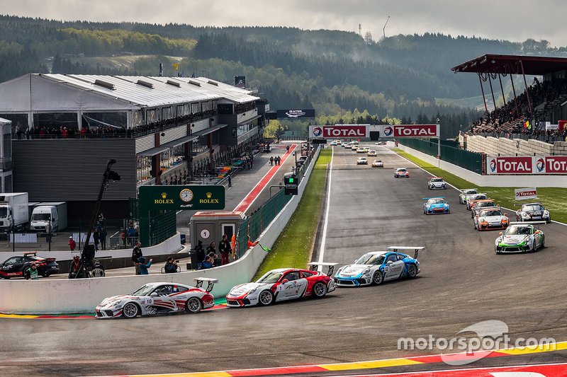 2. Yarış start, Ayhancan Güven, Porsche 911 GT3, Pierre Martinet by Almeras