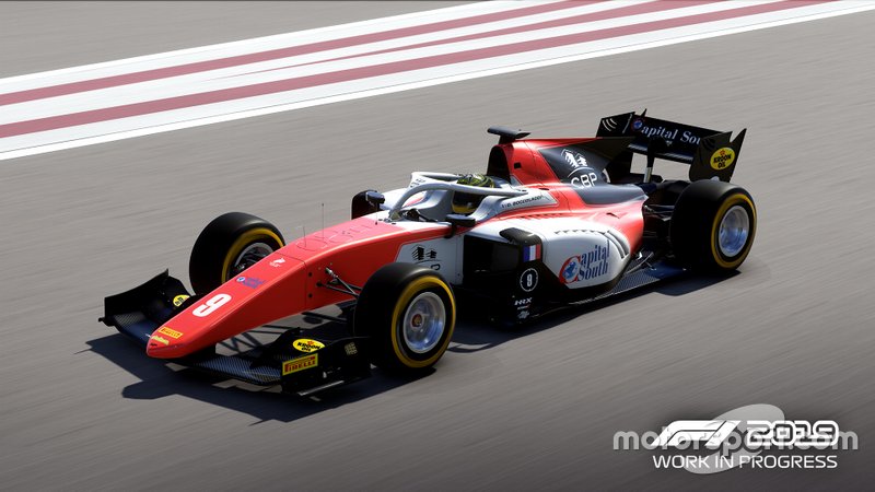 Imagen de la FIA F2 en el videojuego 'F1 2019'
