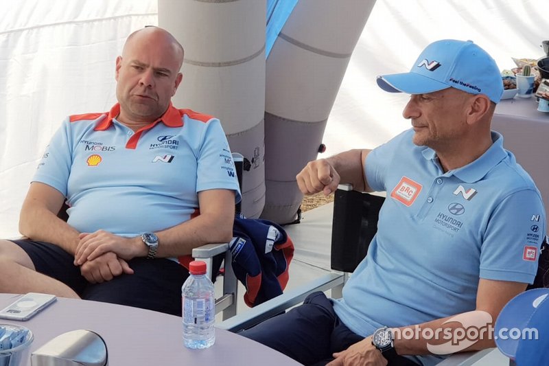 Andrea Adamo, Team principal Hyundai Motorsport, Gabriele Tarquini