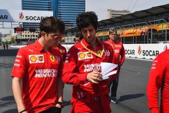 Charles Leclerc, Ferrari pist yürüyüşü