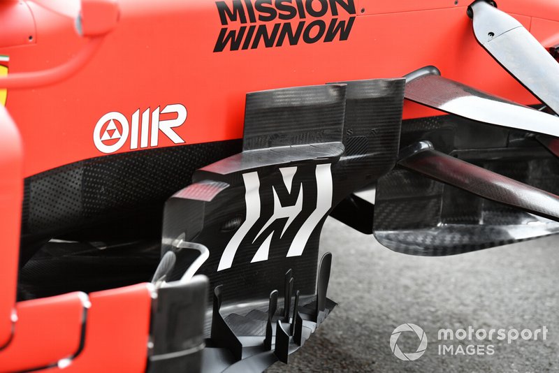 Detalle técnico del Ferrari SF90