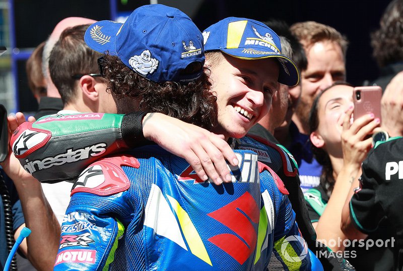 Alex Rins, Team Suzuki MotoGP, Fabio Quartararo, Petronas Yamaha SRT