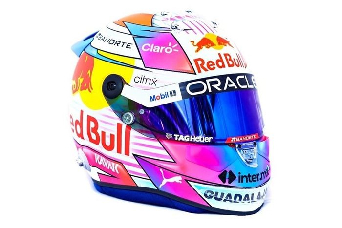 Casco de Sergio Pérez, Red Bull Racing