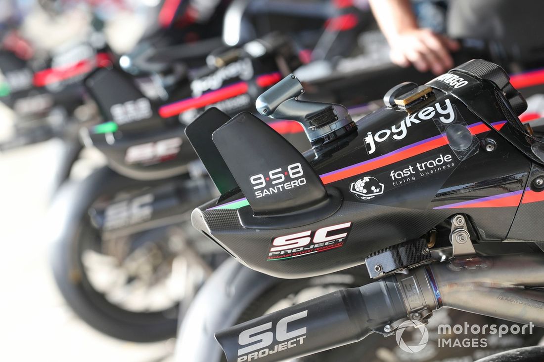 Aprilia Racing bike detail