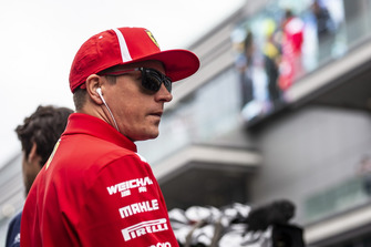 Kimi Raikkonen, Ferrari pilotlar geçit töreninde