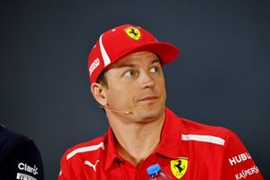 Kimi Raikkonen, Ferrari alla conferenza stampa