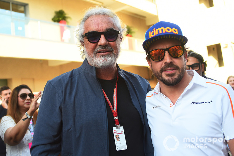 Flavio Briatore e Fernando Alonso, McLaren