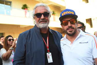 Flavio Briatore and Fernando Alonso, McLaren