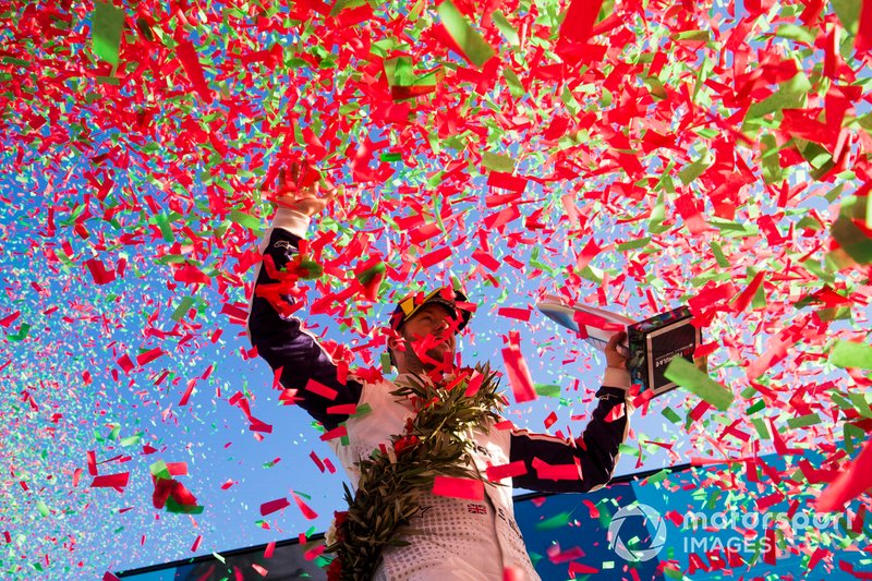 Sam Bird, Envision Virgin Racing celebra su podio