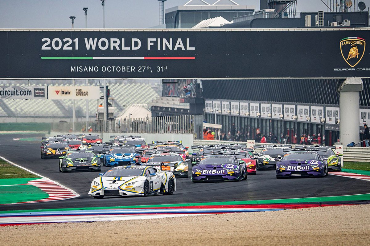 Partenza Lamborghini Super Trofeo World Finals