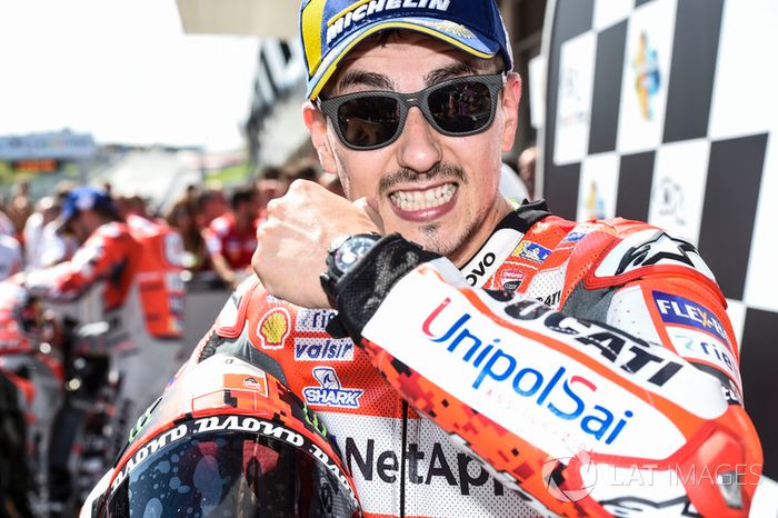 Ganador de la carrera Jorge Lorenzo, Ducati Team