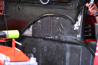 Ferrari SF71H, il fondo