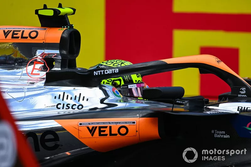 Lando Norris, McLaren MCL38, 3ème position
