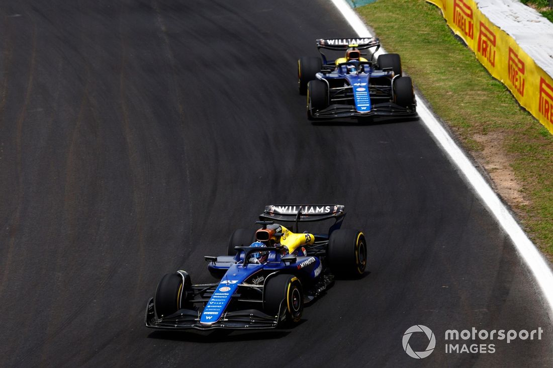 Alex Albon, Williams FW46, Franco Colapinto 
