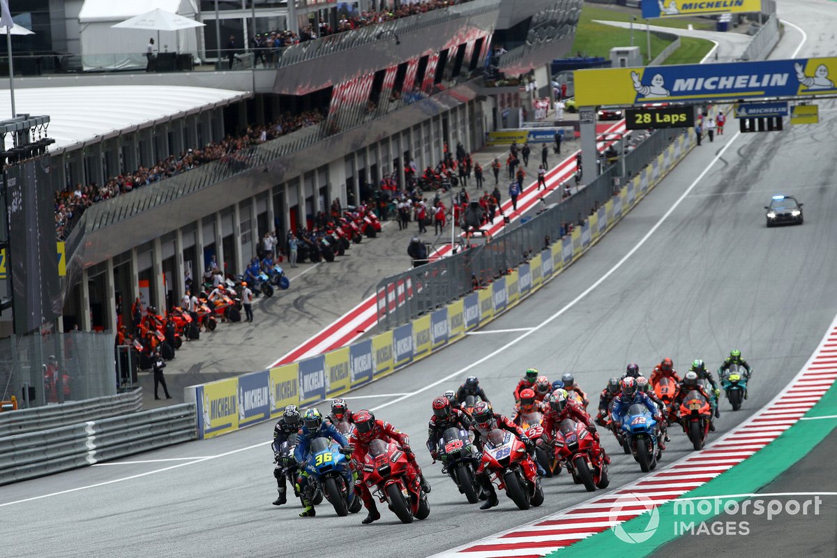 Francesco Bagnaia, Ducati Team en tête au départ