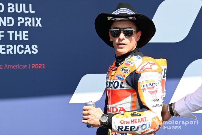 Podio: ganador Marc Márquez, Repsol Honda Team