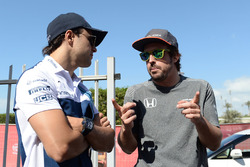 Felipe Massa, Williams and Fernando Alonso, McLaren