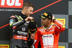 Podium : Jonathan Rea, Kawasaki Racing, Xavi Fores, Barni Racing Team