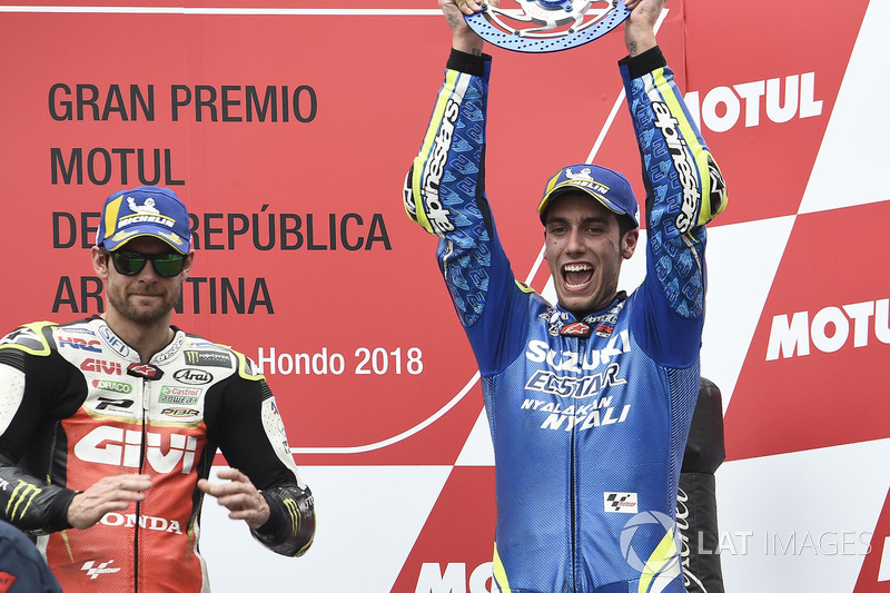 Third place Alex Rins, Team Suzuki MotoGP