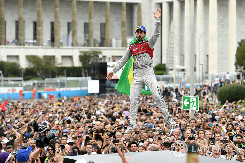 Lucas di Grassi, Audi Sport ABT Schaeffler, segundo lugar en Rome ePrix