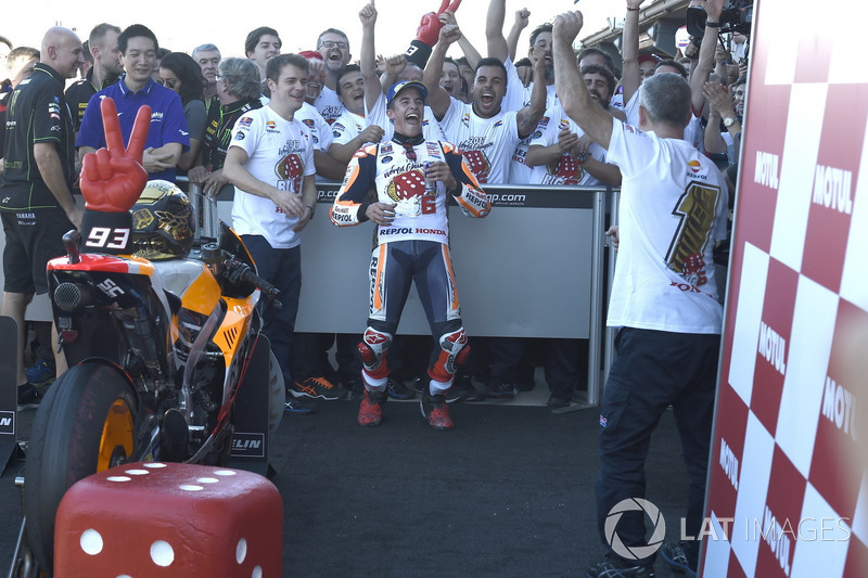 Worldchampion Marc Marquez, Repsol Honda Team celebrate