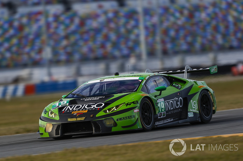 #19 GRT Grasser Racing Team Lamborghini Huracan GT3, GTD: Ezequiel Perez Companc, Christian Engelhart, Christopher Lenz, Louis Machiels, Max van Splunteren