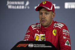 Sebastian Vettel, Ferrari in Press Conference