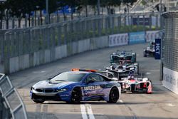 The race starts behind the safety car