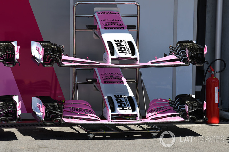 Force India VJM11 burun ve ön kanat