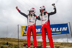 Winners Ott Tanak, Martin Järveoja, Toyota Yaris WRC, Toyota Gazoo Racing