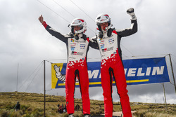 Les vainqueurs Ott Tänak, Martin Järveoja, Toyota Yaris WRC, Toyota Gazoo Racing