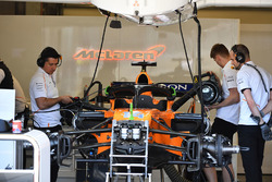 McLaren MCL33 in the garage