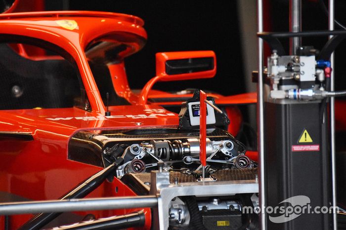 Detalhe da Ferrari SF71H