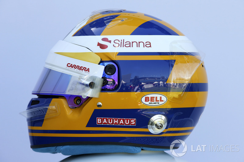 Casco de Marcus Ericsson, Sauber
