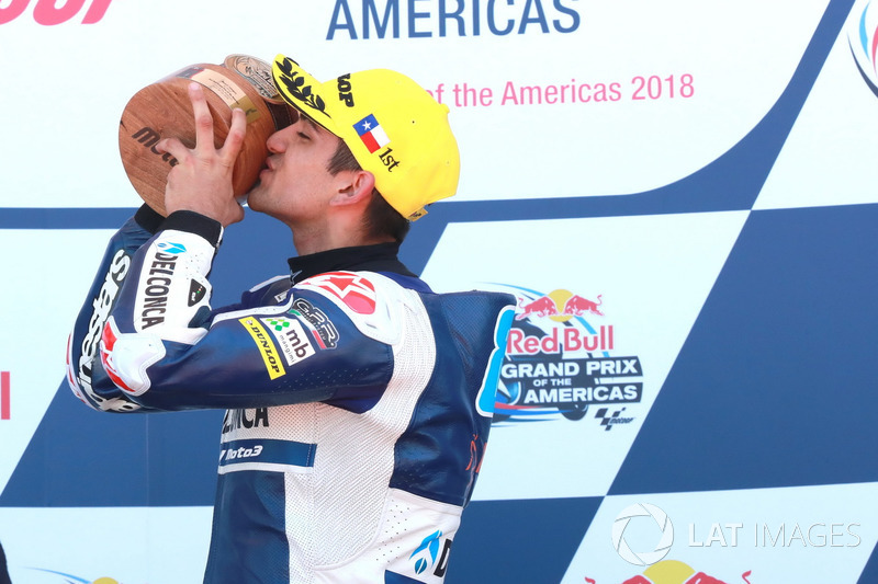Podium: Race winner Jorge Martin, Del Conca Gresini Racing Moto3