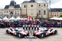 #7 Toyota Gazoo Racing Toyota TS050: Mike Conway, Kamui Kobayashi, Jose Maria Lopez, #8 Toyota Gazoo Racing Toyota TS050: Sébastien Buemi, Kazuki Nakajima, Fernando Alonso