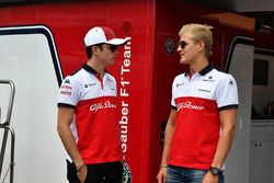 Charles Leclerc, Sauber e Marcus Ericsson, Sauber