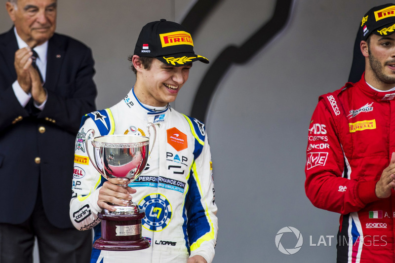Podio: Lando Norris, Carlin