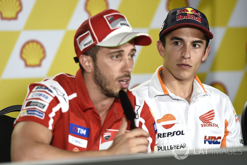 Marc Marquez, Repsol Honda Team, Andrea Dovizioso, Ducati Team
