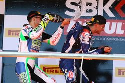 Podio: Jules Cluzel, CIA Landlord Insurance Honda, Federico Caricasulo, GRT Yamaha Official WorldSSP