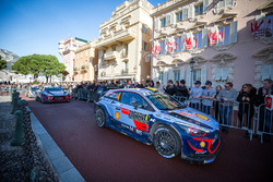 Thierry Neuville, Nicolas Gilsoul, Hyundai i20 WRC, Hyundai Motorsport, Andreas Mikkelsen, Anders Jäger, Hyundai i20 WRC, Hyundai Motorsport