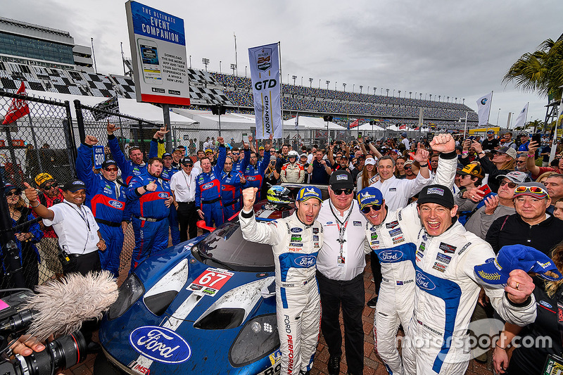 GTML first place #67 Chip Ganassi Racing Ford GT, GTLM: Ryan Briscoe, Richard Westbrook, Scott Dixon