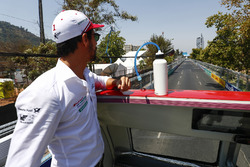Lucas di Grassi, Audi Sport ABT Schaeffler on the drivers parade