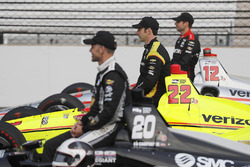 Ed Carpenter, Ed Carpenter Racing Chevrolet, Simon Pagenaud, Team Penske Chevrolet, Will Power, Team Penske Chevrolet